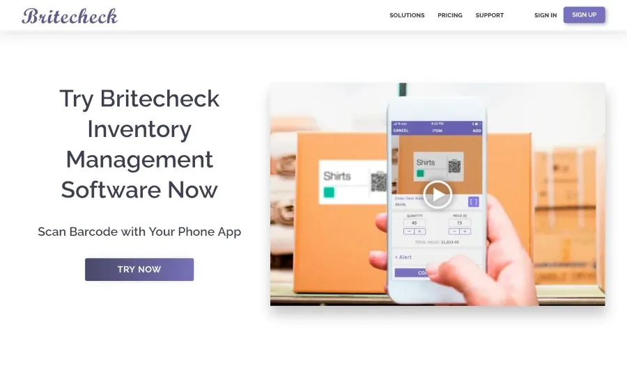 Britecheck Inventory App